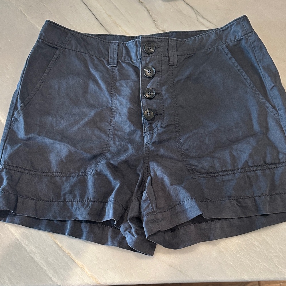 Loft Linen Blend Shorts